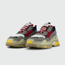 Кроссовки Balenciaga Triple S Grey / Red / Blue / Yellow