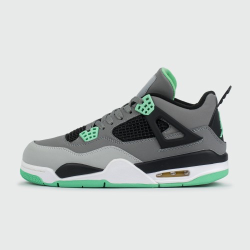 Кроссовки Nike Air Jordan 4 Retro Green Glow Qual. - арт. f-23755