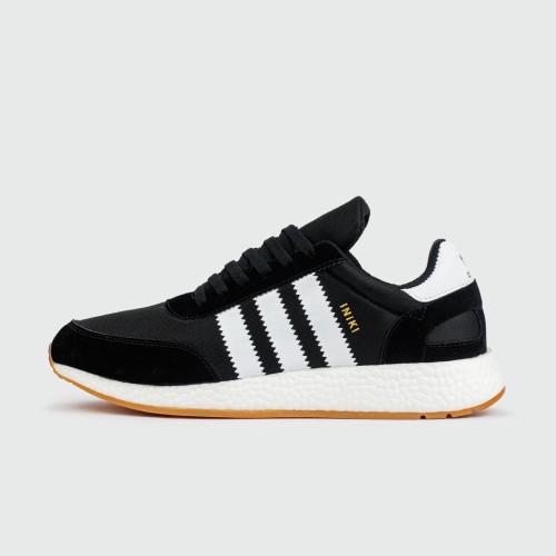 Кроссовки Adidas Iniki Runner Boost Black / White / Wh. Str - арт. f-A-23977
