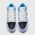 Кроссовки Air Jordan 1 High Light Blue / White - арт. f-23999