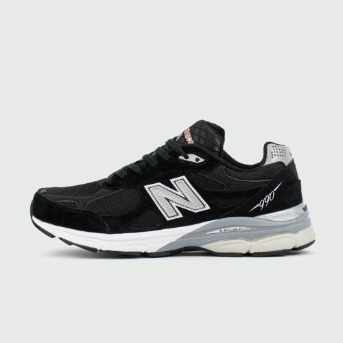 Кроссовки New Balance 990 v3 Black / White - арт. f-24009
