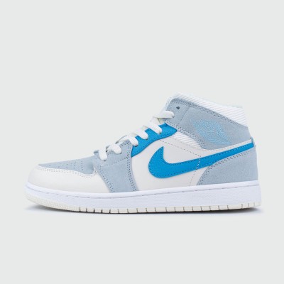 Кроссовки Nike Air Jordan 1 new Blue / White Wmns - арт. f-24056