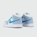 Кроссовки Nike Air Jordan 1 new Blue / White Wmns - арт. f-24056