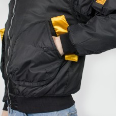 Куртка Air Jordan Black Yellow Logo