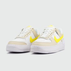 Кроссовки Nike Air Force 1 Shadow White Yellow