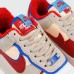 Кроссовки Nike Air Force 1 Shadow with Fur Gr.Red / Blue - арт. f-24181