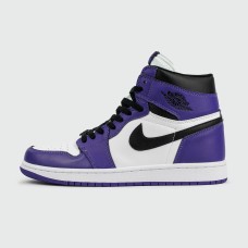 Кроссовки Air Jordan 1 High Purple White
