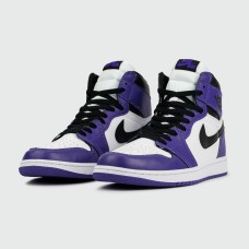 Кроссовки Air Jordan 1 High Purple White