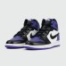 Кроссовки Air Jordan 1 High Purple Black / White - арт. f-24228