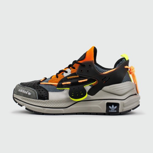 Кроссовки Adidas Sikaige Black Grey Orange - арт. f-24388