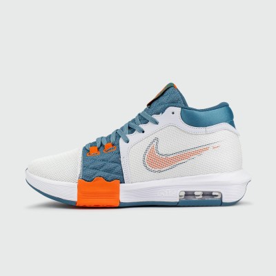 Кроссовки Nike LeBron Witness 8 White Blue - арт. f-24543