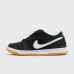 Кроссовки Nike Dunk Low SB Black / White Gum - арт. f-24558