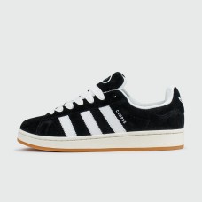 Кроссовки Adidas Campus 00s Black White with Fur