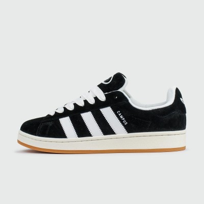 Кроссовки Adidas Campus 00s Black White with Fur