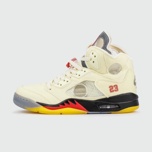 Кроссовки Air Jordan 5 x Off-White Sail - арт. f-24612