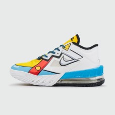 Кроссовки Nike Lebron 18 Low White Blue
