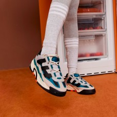 Кроссовки Adidas Niteball Grey Black / Green Wmns