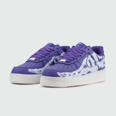 Кроссовки Nike Air Force 1 Low Skeleton Violet Wmns