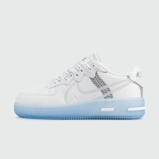 Кроссовки Nike Air Force 1 React Grey Sky Blue Wmns
