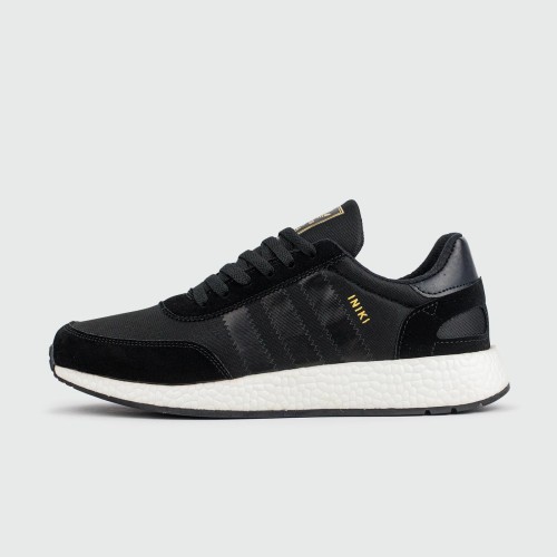Кроссовки Adidas Iniki Runner Boost Black Bl.Stripes - арт. f-25192