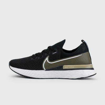 Кроссовки Nike React Infinity Run Flyknit Black Grey / White