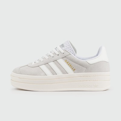 Кроссовки Adidas Gazelle Bold Grey / White Wmns - арт. f-25444