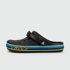Сабо CROCS Bayaband Cloc Black Blue Lines