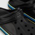 Сабо CROCS Bayaband Cloc Black Blue Lines
