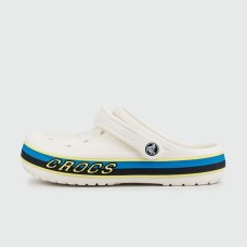 Сабо CROCS Bayaband Cloc White Blue Navy Lines