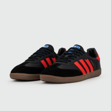 Кроссовки Adidas Samba OG Black Red Str.
