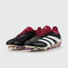 Бутсы Adidas Predator Elite FG Black Bordeaux
