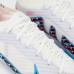 Бутсы Nike Air Zoom Mercurial Vapor XV Elite SG White Blue - арт. f-25583