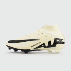 Бутсы Nike Air Zoom Mercurial Superfly IX Elite FG Beige Black