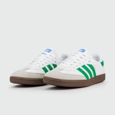 Кроссовки Adidas Samba OG White Green new