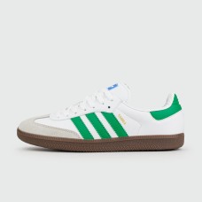 Кроссовки Adidas Samba OG White Green new