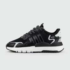 Кроссовки Adidas Nite Jogger Black / White Wmns