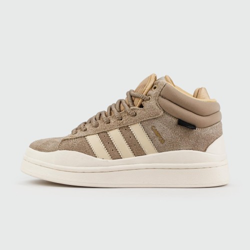 Кроссовки Adidas Campus Beige / White with Fur - арт. f-25720