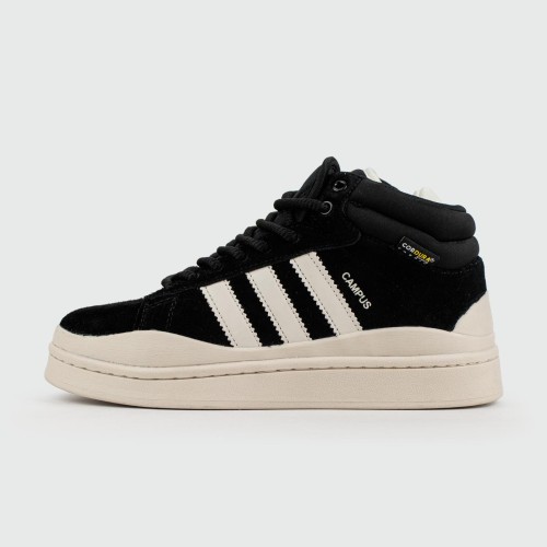 Кроссовки Adidas Campus Black / White with Fur - арт. f-25721
