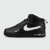 Кроссовки Nike Air Force 1 Mid Black / Wh. Sw. with Fur - арт. f-25723