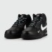Кроссовки Nike Air Force 1 Mid Black / Wh. Sw. with Fur