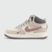 Кроссовки Nike Air Force 1 Mid Grey / Wh. with Fur Wmns - арт. f-25724