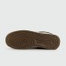 Кроссовки Nike Air Force 1 Mid Olive / Brown with Fur