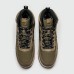 Кроссовки Nike Air Force 1 Mid Olive / Brown with Fur