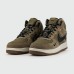 Кроссовки Nike Air Force 1 Mid Olive / Brown with Fur - арт. f-25725