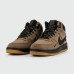 Кроссовки Nike Air Force 1 Mid Brown / Black with Fur