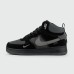 Кроссовки Nike Air Force 1 Mid Black / Grey with Fur - арт. f-25728