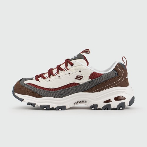 Кроссовки Skechers D'Lites White / Brown Wmns - арт. f-25755