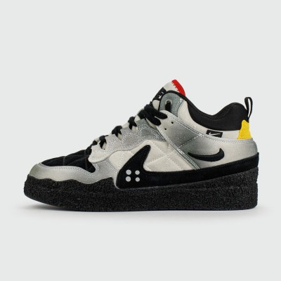 Кроссовки Nike x CPFM Dunk Mid Grey / Black with Fur