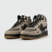 Кроссовки Nike Air Force 1 Mid L.Grey / D.Grey with Fur Wmns - арт. f-25781