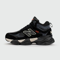 Кроссовки New Balance 9060 Mid Black / Black with Fur